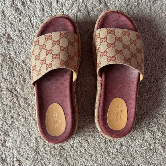 Authentic Gucci Platform Sandals - Picture 4 of 7